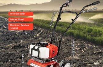 Powerful 52CC 1700W Garden Gasoline Tiller Cultivator – UK stock – ShopEZ Store