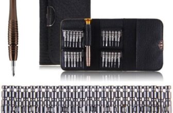 Precision Screwdriver Set, Vakki Mini Screwdriver Tool Kit 25 in 1 with Leather Case for Mobile Phone,PC Laptop,Watch, Computers,Electronic Workshops,Glasses Repair