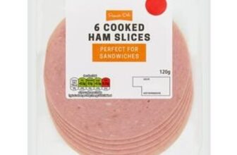 Premier Deli Cooked Ham Slices X6 120g (Nectar)