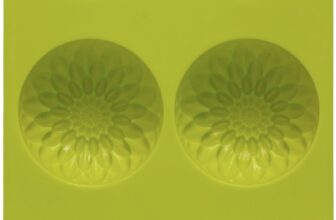 Premier Housewares 804999 6 Sunflower Cake Mould Tray – Lime Green, H3 x W30 x D17cm