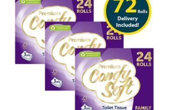 Premium Comfy Soft Quilted 3 Ply Toilet Tissue 24 Rolls X3 (Delivery Included)