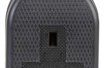 Pro Elec 0138-BK 1-Gang Rubber Trailing Socket, 13A, 250V, Black