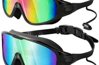 Professional Grade Swimming Goggles for Adults 180 Ultra Wide View Panoramic Lens UV Protection – w/Voucher – LOUISE EMMA LIMITED / FBA