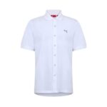 Puma Mens Button Polo Short Sleeve Shirt