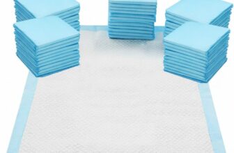 Puppy Pads, Heavy Duty Super Absorbent Puppy Training Pads, Fast Drying Toilet Pee Pad, Anti-Slip, Leak-Proof Dog Training Pads (60 x 45 cm) (Pack of 30)