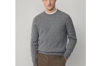 Pure Lambswool Cable Jumper