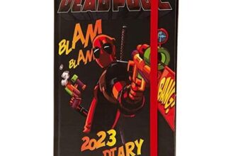Pyramid International Deadpool Diary 2023 A5 Week-to-View Planner