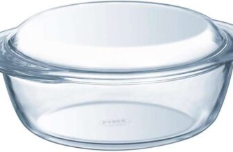 Pyrex Round Casserole 1.3 L Classic, white