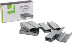 Q-Connect 24/6 Metal Precision Engineered Staples (1000 Pack)