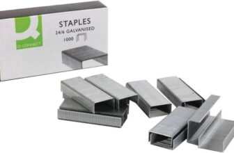 Q-Connect 24/6 Metal Precision Engineered Staples (1000 Pack)