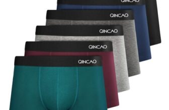 QINCAO Boxer Shorts Mens 6 Pack