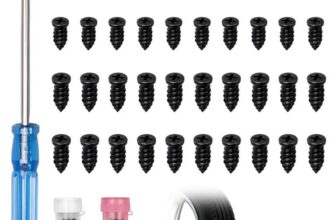 QLK 40PCS Tire Repair Kit with Screwdriver, Rubber Plugs