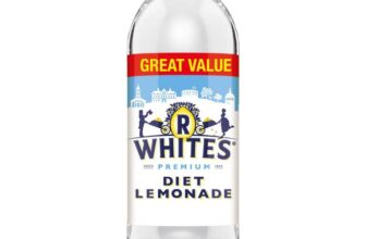 R.Whites Diet Lemonade Bottle 3L