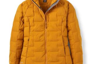 RAB Womens Cubit Stretch Down Jacket (Dark Butternut), Sizes 8 – 14 w/Code