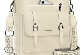 RAINSMORE Cross Body Bag Women Soft PU Leather