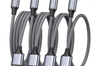 RAVIAD USB C Charger Cable, 4Pack 0.5M1M2M3M Type C Charger