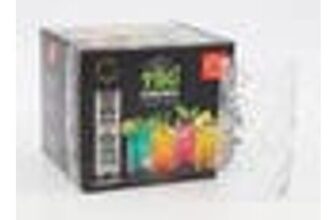 RCR Four Piece Crystal Glass Tiki Etruria Tumbler Set