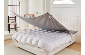 REDSSEN Double Duvet Cover Set with 3-Sided Zipper (200x200cm)