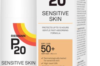 RIEMANN P20 SPF50 Sensitive Sun Cream 100 ml, White