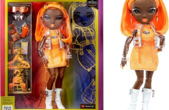 Rainbow High Fashion Doll MICHELLE ST.CHARLES – Orange Doll Fashionable Outfit & 10 Colourful Play Accessories – For Collectors and Kids Ages 4-12 Years