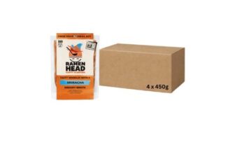 RamenHead Tasty Noodles with a Sriracha Broth Case 4x 450g