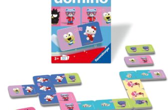 Ravensburger Hello Kitty Dominoes Game For Kids Age 3 Years Up – 2 to 4 Players