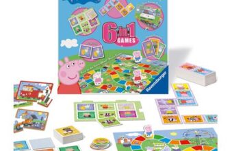 Ravensburger Peppa Pig 6-in-1 Kids Game: Bingo, Dominoes, Memory