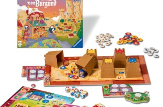 Ravensburger Sandcastles of Burgundy – Board Games for Kids Age 5 Years Up