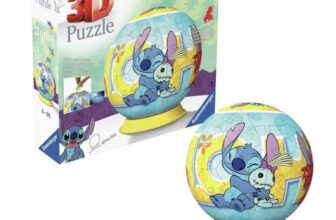 Ravensburger Stitch / Hello Kitty 3D 72 Piece Jigsaw Puzzle , Free C&C