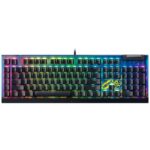 Razer BlackWidow V4 X – Fortnite Mechanical Gaming Keyboard RGB ( 6 custom macro keys, Doubleshot ABS keycaps) QWERTY US-Layout Fortnite