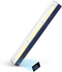 Rechargeable Lights 4000 Lumens 30CM Camping Light LED Tube Work Light Bar, 3 Lighting Mode 5000mAh Portable IPX6 Waterproof Magnetic Emergency Lamp for Camping, Fishing, Shed Tent Lantern