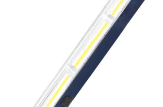 Rechargeable Lights 4000 Lumens 30CM Camping Light LED Tube Work Light Bar, 3 Lighting Mode 5000mAh Portable IPX6 Waterproof Magnetic Emergency Lamp for Camping, Fishing, Shed Tent Lantern