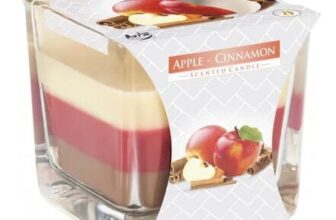 Red KDMD Rainbow Jar Candle – Apple and Cinnamon