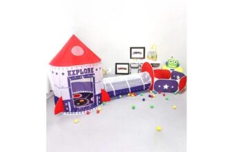 Red Living and Home 3-in-1 Play Tent for Kids