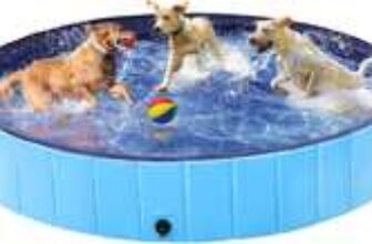 Red Pawhut Dog Trailer