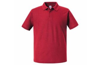 Red Russell Authentic Pique Polo Shirt