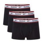 Reebok Barlow 3 Pack Mens Cotton Trunks (Size S)