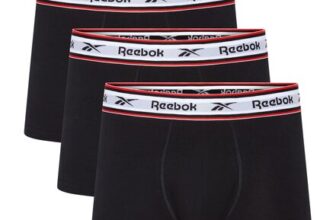 Reebok Barlow 3 Pack Mens Cotton Trunks (Size S)