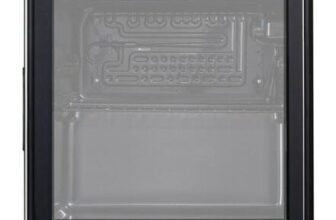 Refurbished electriQ eiQ46DCBLK Freestanding 46 Litre Drinks Fridge