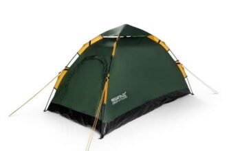 Regatta 2 Person Instant Tent Green Waterproof HYDRAFORT 70D flysheet with 3,000 mm hydrostatic head (Free Delivery Members FTG) – W/Code