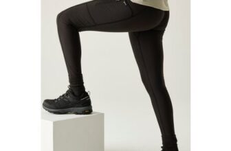 Regatta Black Monira Hiking Water-Repellent UPF 50 Leggings