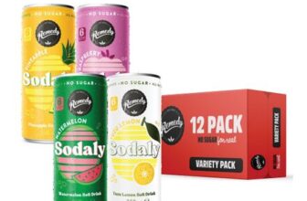 Remedy Sodaly Prebiotic Soda Pack, Sugar Free, 12 X 250ml