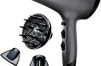 Remington Keratin Protect Hair Dryer (Infused with Keratin and Almond Oil for Smooth, Healthy Looking Hair, Powerful, Fast, Diffuser, 2 Concentrators – Super Slim & Fast-Drying, Ionic, 2200W) AC8008