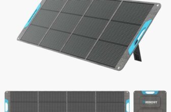 Renogy 200W Lightweight Folding Solar Panel 12V Portable E.FLEX IP65 Camping RV Home 100W £76.49 30W £51.29. W/Code – Sold by RenogySolar
