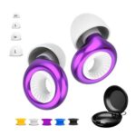 Reusable Ear Plugs for Sleep, 25dB Noise Reduction, 8-Tip Set
