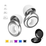 Reusable Ear Plugs for Sleep and Travel, 25dB, 8 Tips
