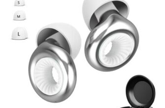 Reusable Ear Plugs for Sleep and Travel, 25dB, 8 Tips