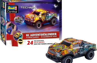 Revell Advent Calendar RC Christmas Driver I RC Car With Christmas Lighting I DIY Advent Calendar I Christmas Calendar for Boys, Girls and Adults from 6 Years I Car Assembly in 24 Days