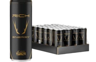 Rich Energy Premium Flavour Drinks 24 x 250ml Cans (BBE 04/04/2026)