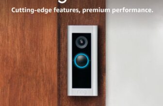 Ring Wired Video Doorbell Pro (Formerly Video Doorbell Pro 2) Doorbell camera, 1536p HD Video, Head to Toe Video, 3D Motion Detection, Wifi, hardwired 30-day free trial of Ring Home